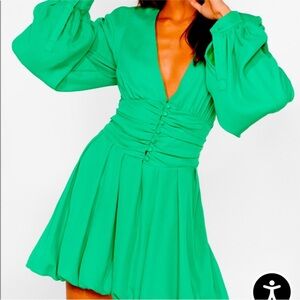 Nasty Gal Green Dress